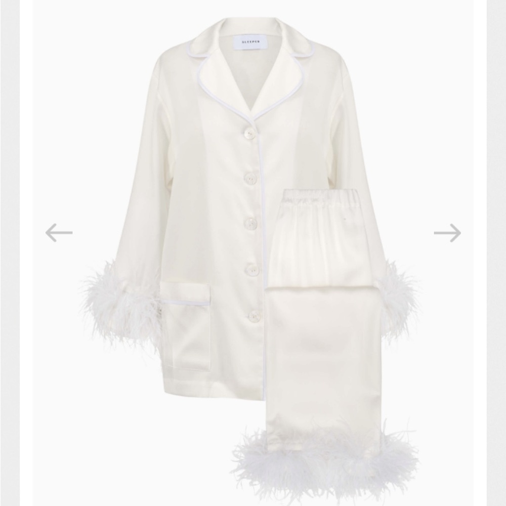 Sleeper White Feather Pajamas